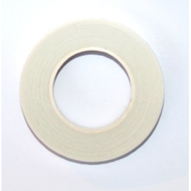 FLOWERS FOR LOVE Florist Tape, 12mm Wide, Waterproof Crepe Paper, 27M Roll: (White, 2 Pack)