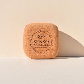 Senso Naturale Handmade Cork Soap Dish – Eco-Friendly & Lightweight Soap Holder - 100% Natural Cork – Breathable Design to Store Solid Beauty Products – Durable, Travel-Friendly – Crafted in Sardinia