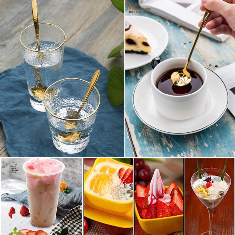 Dealcase Coffee Scoops, Stirring Spoon, Stainless Steel Creative Spoon for