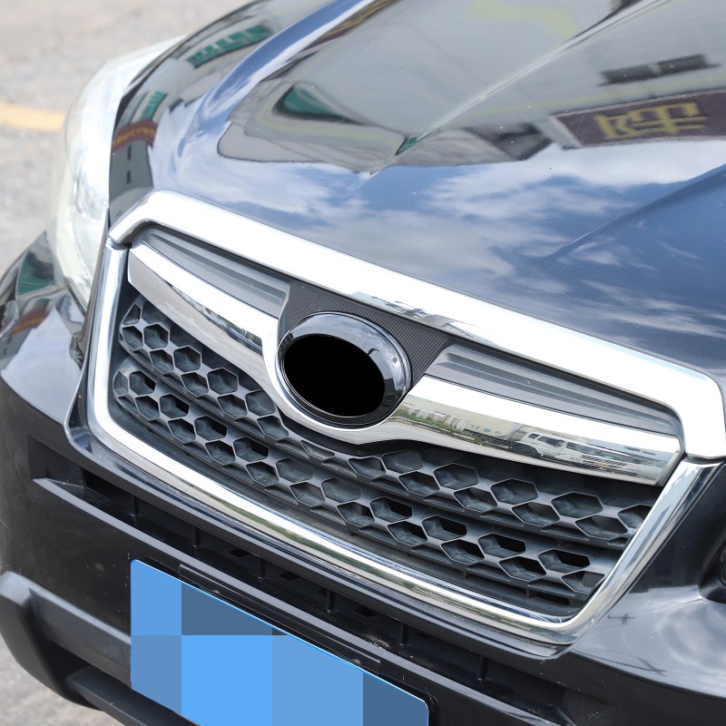 BEBECAR Gloss Black Front & Rear Emblem Accent Ring Cover