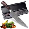 AUIIKIY Professional Chef Knife, 8 Inch Pro Kitchen Knife, German