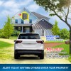 HTZSAFE 1/2 Mile Solar Driveway Alarm System 1 Receiver +