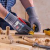 KAYGO Safety Work Gloves MicroFoam Nitrile Coated-KG18NB,Seamless Knit Nylon Glove