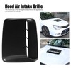 Hood Scoop Cover Black Automotive Modification Replacement Refurbishment Body Decorative