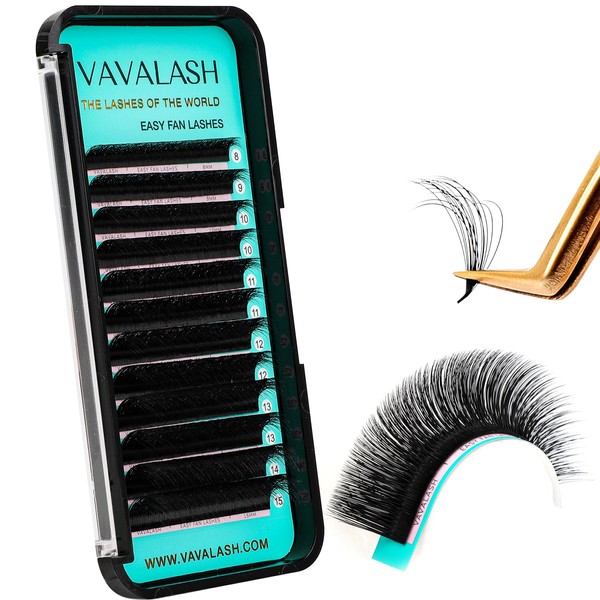VAVALASH Easy Fan Lash Extensions 3D Effect Fluffy Self Fanning