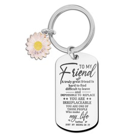 Ouligay Friend Keychain Keyring Friendship Gifts for Women Best Friend Keychain For Women Friends Female Bff Bestie Long Distance Friendship Keychain Gifts for Birthday Graduation Christmas