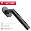 Gedotec window handle mount balcony door handle replacement patio door