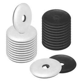 M METERXITY 50-Pack EPDM Bonded Sealing Rubber Washers, 304 Stainless Steel 1/4" x 1-3/16"OD Neoprene Rubber Washers Gasket for Bolts/Screws/Machinery/Ships/Roof