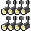 VANoopee 8 Pack J Type Track Lighting Heads 10W Dimmable