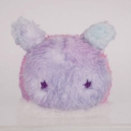 SAN-EI Yumemiushi Cotton Candy Sea Slug Plush Toy, Height 2.0 Inches (5 cm)