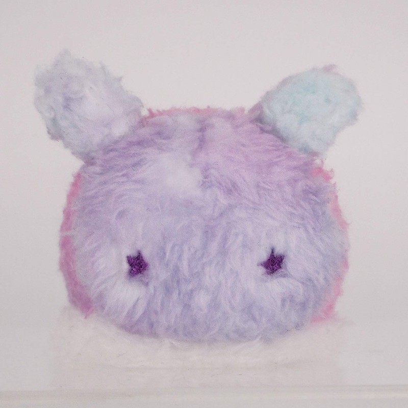 SAN-EI Yumemiushi Cotton Candy Sea Slug Plush Toy, Height 2.0