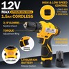 DOWELL Tool Set with 12V Cordless Drill, 223-Pcs Home Tool