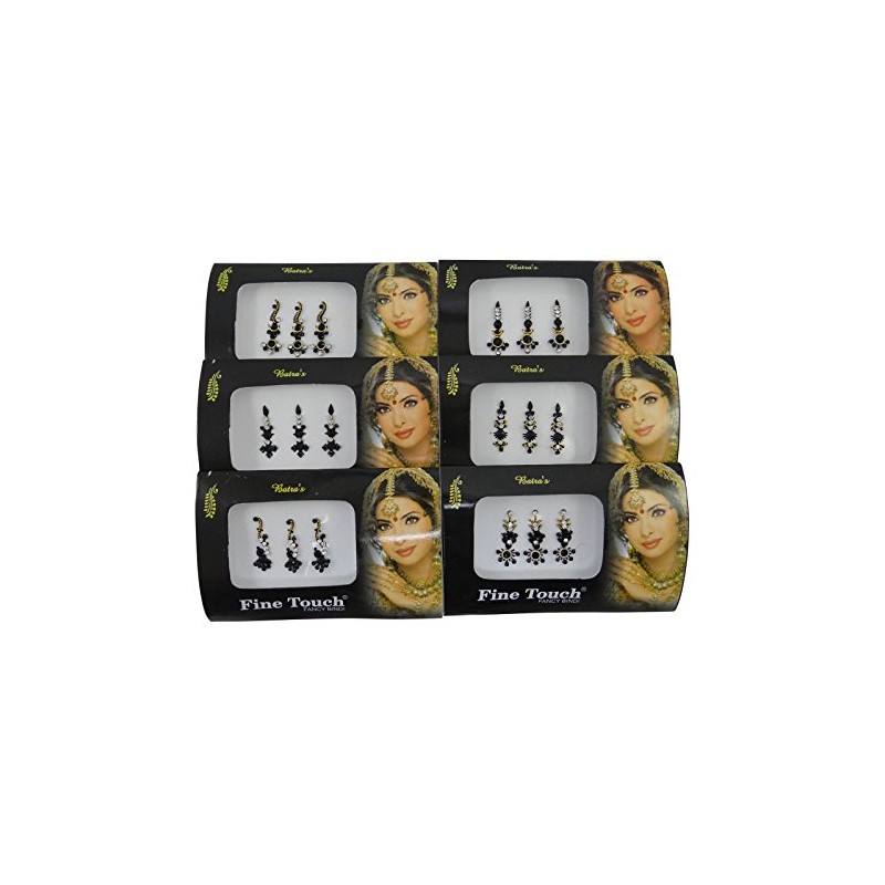 Banithani 6 Different Full Pack Of Indian Traditional Bindi Forehead