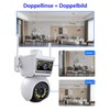 7links 4K Security Camera: Dual Lens WiFi Pan-Tilt IP Camera,