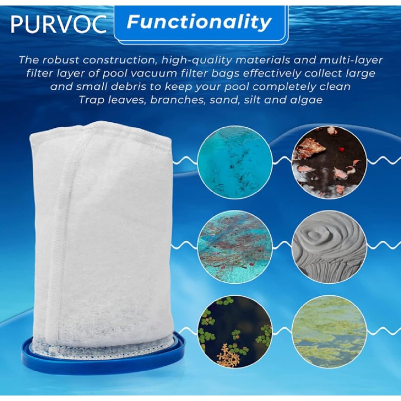 YFUG GO Multilayer Filter Bag, Compatible with Pool Blaster Max,
