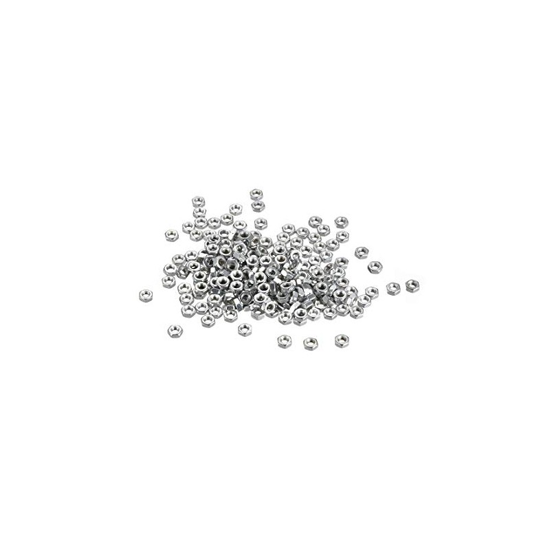 sourcing map Hexagon Nuts M3 x 0.5 mm Metric Coarse