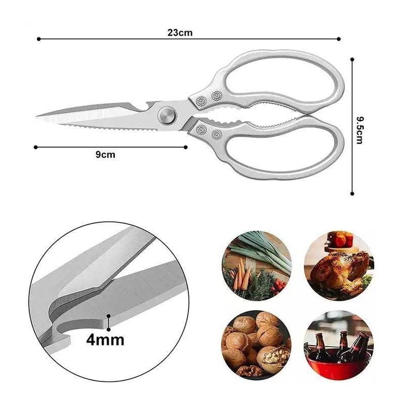IMKRC Kitchen Shears, Meat Shears, Multi-Purpose Food Scissors, Heavy-Duty Meat