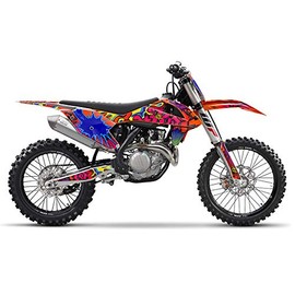 2019-2022 SX Zany Orange Senge Graphics Complete Kit Compatible with KTM