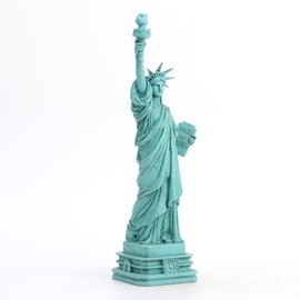 Veronese Design 12 3/8 Inch Statue of Liberty Resin Sculpture Handpainted Finish