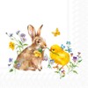 IHR napkin rabbit and chick 20 pcs. Paper design with