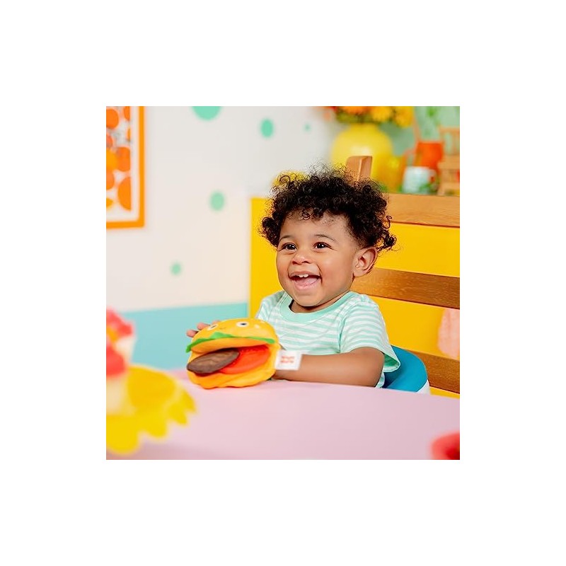 Bright Starts Juguete Mordedor para Bebés de Hamburguesa