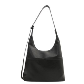 Halgio Hobo Bag, Women's Shoulder Bag, Leather-like, Black, Brown, Black, Brown, Cross-body, One Shoulder Bag, Messenger Bag, Stylish, Cute, Bag, Bag, Cute, Stylish, Black