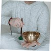 DECHOUS Buddha Sound Bowl Mallet Meditation Stick for Yoga Relaxation