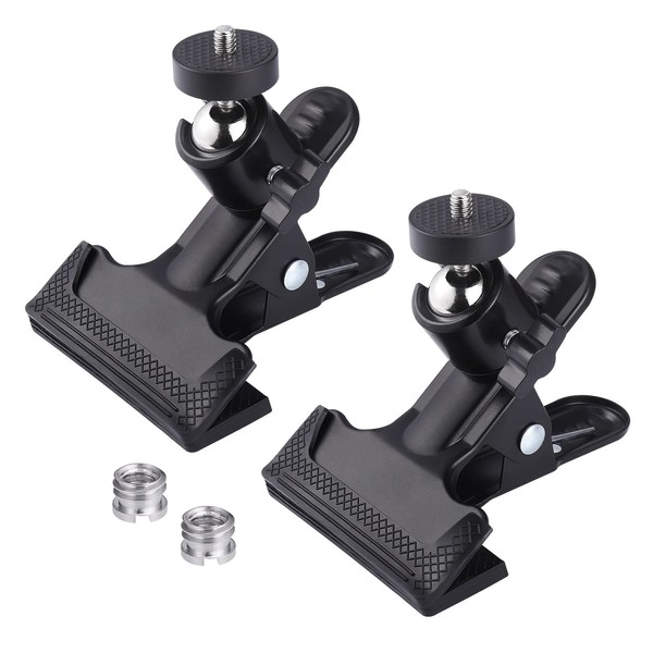 Hejo Clamp Holder, Multifunctional Camera Flash Mount Set, 2 Pieces