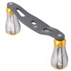 85MM Fishing Reel Handle Grip Carbon Metal Baitcasting Reel Left