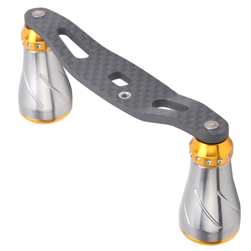 85MM Fishing Reel Handle Grip Carbon Metal Baitcasting Reel Left