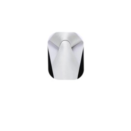 Enlision Mens Ties White Ties for Men Classic Business Necktie Light Ivory Off White Tie Formal Satin Silk Wedding Plain Tie Formal Business