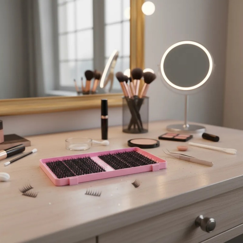 804 Kit Pestañas Maquillaje Completo Diy Extension 9-18mm 800pzs