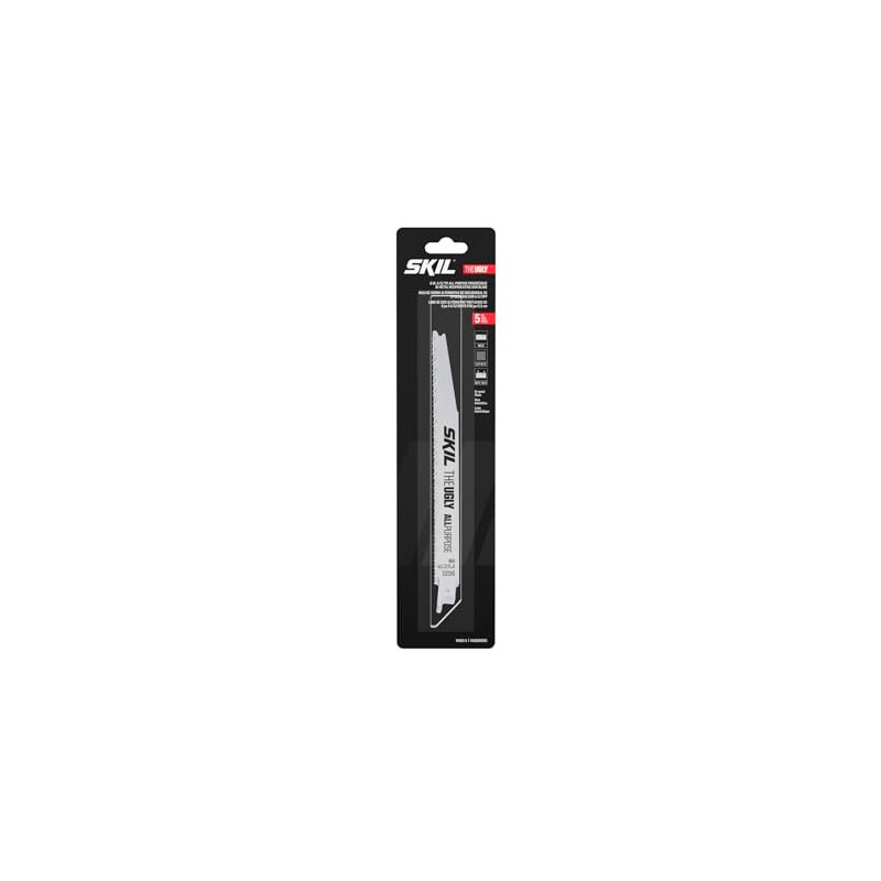 SKIL The Ugly 8" 6/12 TPI All-Purpose Reciprocating Saw Blade