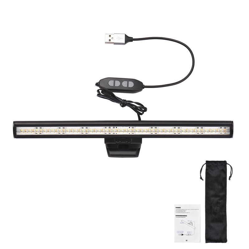 26cm Computer Screen Monitor Light Bar E-Reading Lamp with Bi-Color