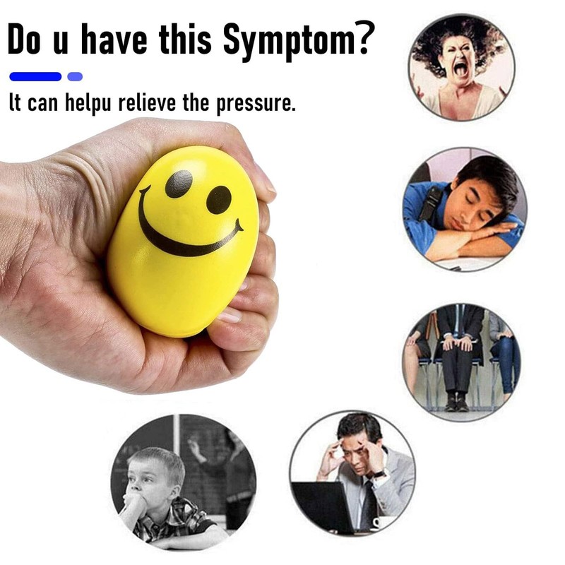 3 Pcs Hand Exercise Stress Balls Stress Relief Ball Anti