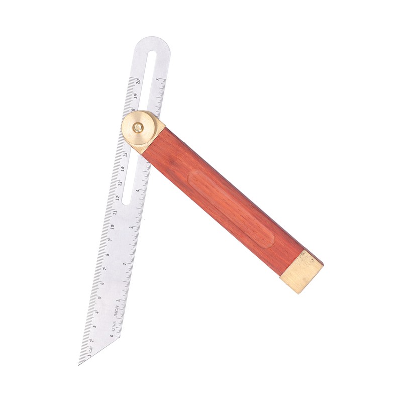 Woodworking Bevel Movable 9in Sliding T Carpentry Adjustable Angle Ruler