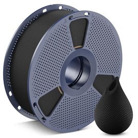 SUNLU PETG 3D Filamento para impresora, Filamento PETG de 1.75mm, Precisión Dimensional +/- 0,02 mm, para Mayoría Impresoras 3D, 1KG PETG Negro