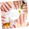 FOMIYES Nail Art Sticker Decals 6 Sheets Silver Glitter Nail