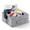 Luxspire Couch Cup Holder Tray, Couch Cup Holder Pillow with