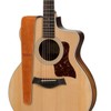 Taylor Embroidered Suede 2.5" Guitar Strap - Honey