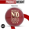 ND Sports Premium Grade Leather Cricket Ball – Ideal for