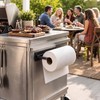 Heavy-Duty Magnetic Kitchen Roll Holder for Jumbo Rolls, Black