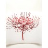 Japanese Spider Lily Anime Flower Holographic Red Sticker Vinyl Decal