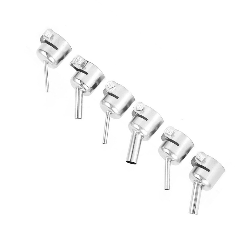 6Pcs Oblique Nozzle 850 for Hot Air Gun Soldering Desoldering