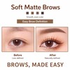 Qwesure Xixi Eyebrow Powder 2 Colours with Double Applicator, Brow