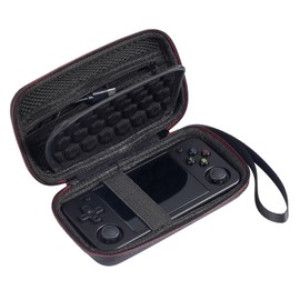 AONKE Hart Reise Tasche Case für RG35XX H / RG353M Retro-Handheld-Spielekonsole, Harte Tragetasche, kompatibel mit RG35XX H RG353M