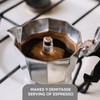 9 Cup Espresso Coffee Maker – Durable Aluminum, Fast Brewing,
