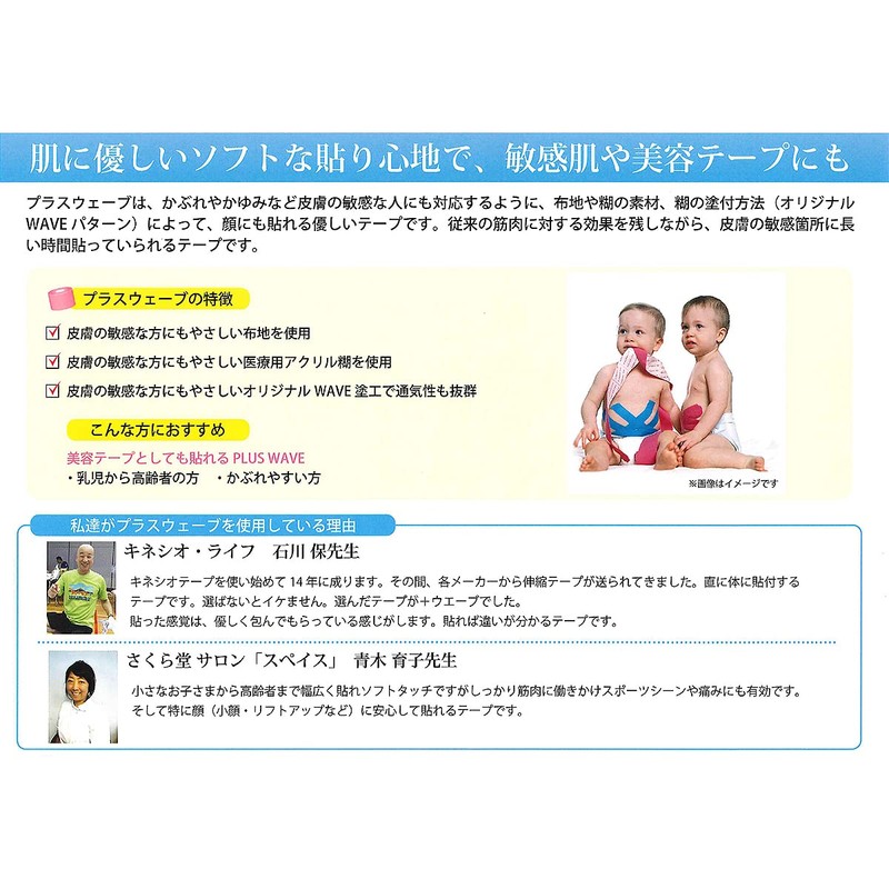 KINESIO Kinesio® Kinesio® Tex PWKT 5cm x 5m Plus Wave