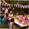 WHAMVOX 1 String American Flag Bunting Decoration Sturdy Independence Day