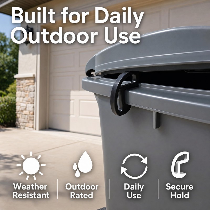 CSUPPCREA 2 Pack Trash Can Lid Vent Clips for U.S.